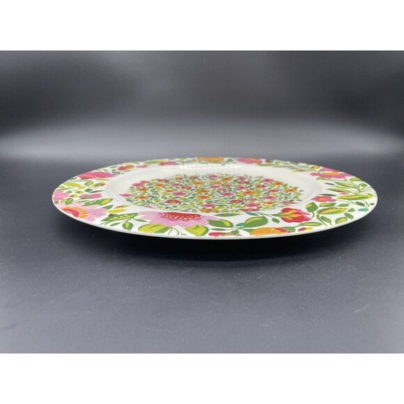 Spode Chop Plate Platter Emmas Garland Kim Parker Home Flowers Pink NWT 12” - Picture 4 of 8